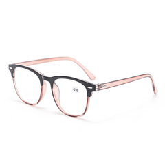 Square Reading Glasses HD Round Frame Full Frame Reading Glasses With Case