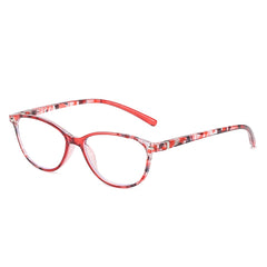 Anti-Blue Light Reading Glasses Full Frame Spring Hinge Women Men Glasses Case