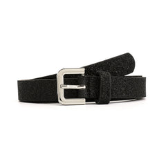 Glitter Fluorescent Waistband Adjustable Square Buckle Belt
