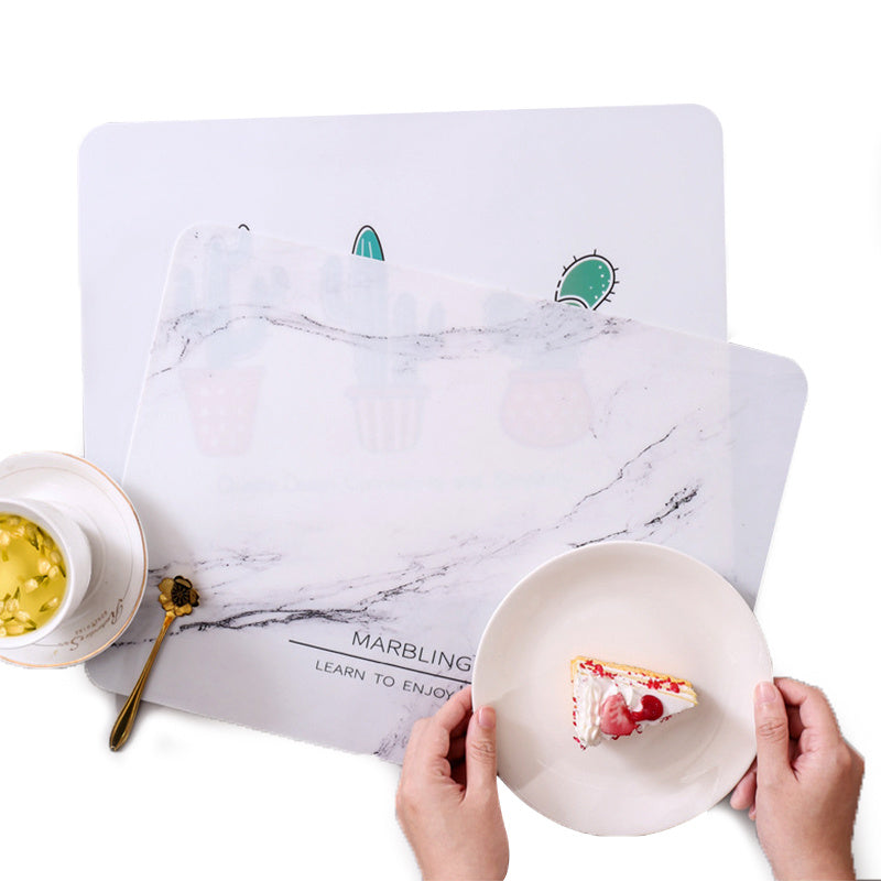 Silicone Waterproof Placemat Table Mat Heat Insulation Durable