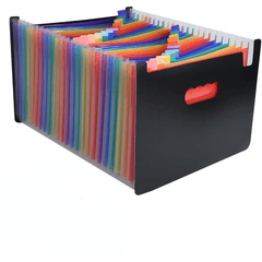 Self A4 Expanding File Folder Standing Plastic Organizer