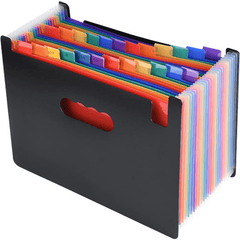 Self A4 Expanding File Folder Standing Plastic Organizer