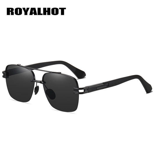 RoyalHot Men's Polarized Metal Driving Sunglasses Unisex