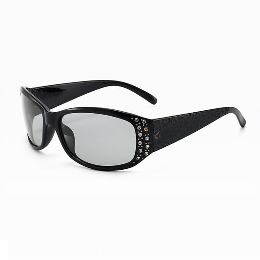 Flower Pattern Polarized Sunglasses UV400