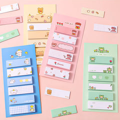 Cartoon Sticky Note Book Index Post Office Message
