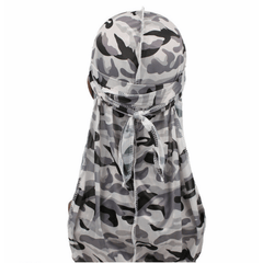 Camouflage Print Long Tail Pirate Hat for Men