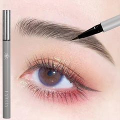 Long Lasting Waterproof Eyebrow Pencil Fine Nib Brown Gray Shades