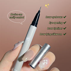 Long Lasting Waterproof Eyebrow Pencil Fine Nib Brown Gray Shades