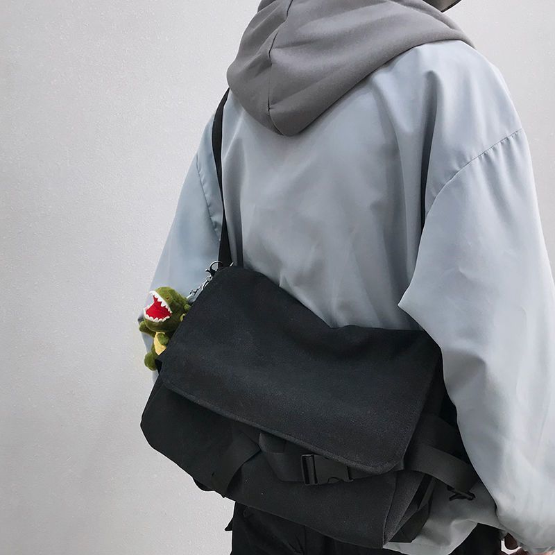 Canvas Messenger Bag For Travel Crossbody Bag
