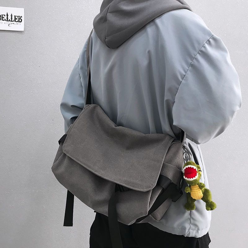 Canvas Messenger Bag For Travel Crossbody Bag