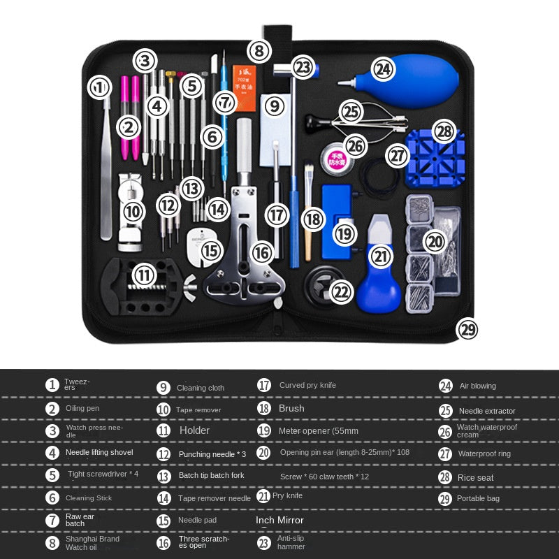 Watch Repair Tool Set for Disassembly and Strap Replacement