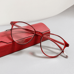 Anti Blue Light Reading Glasses Unisex HD with Case