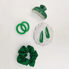 4pcs Large Fabric Scrunchie Hair Tie Hair Rope Hair Accessories