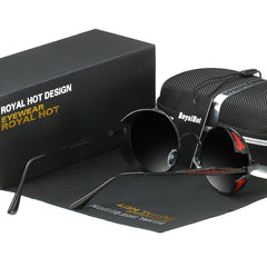 RoyalHot Polarized Round Large Frame Sunglasses