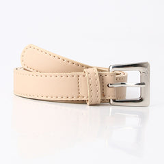 Vintage Square Pin Buckle Belt Classic Girdle For Women