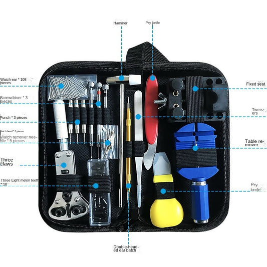 147pcs Watch Repair Tool Set - Complete Watch Repair Kit Set