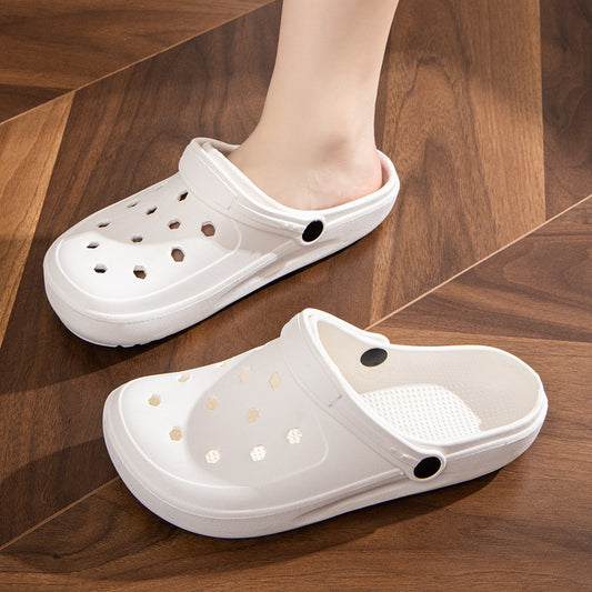 Unisex Lightweight Comfy Clogs Hollow Out Non Slip Garden Shoes