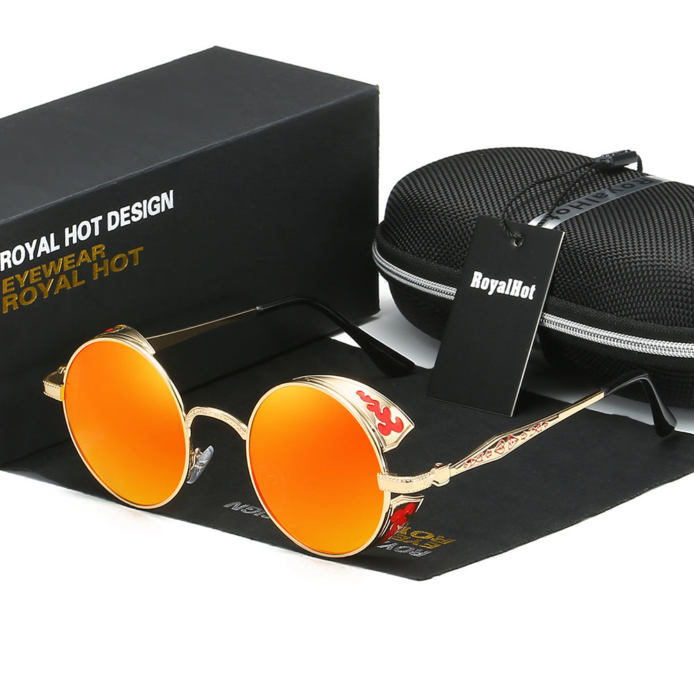 RoyalHot Unisex Round Polarized Sunglasses
