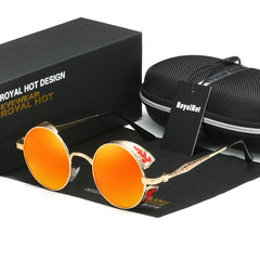 RoyalHot Unisex Round Polarized Sunglasses