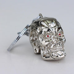 Skull Head Keychain Men Punk Gothic Pendant Keyring