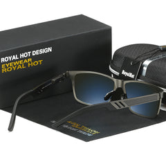 RoyalHot Square Frame Polarized Sunglasses for Driving Fishing