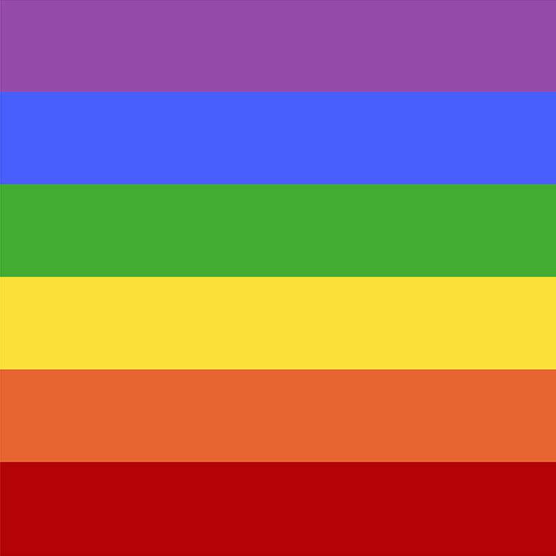 Rainbow Hair Scarf LGBT Pride Month Hair Accessory