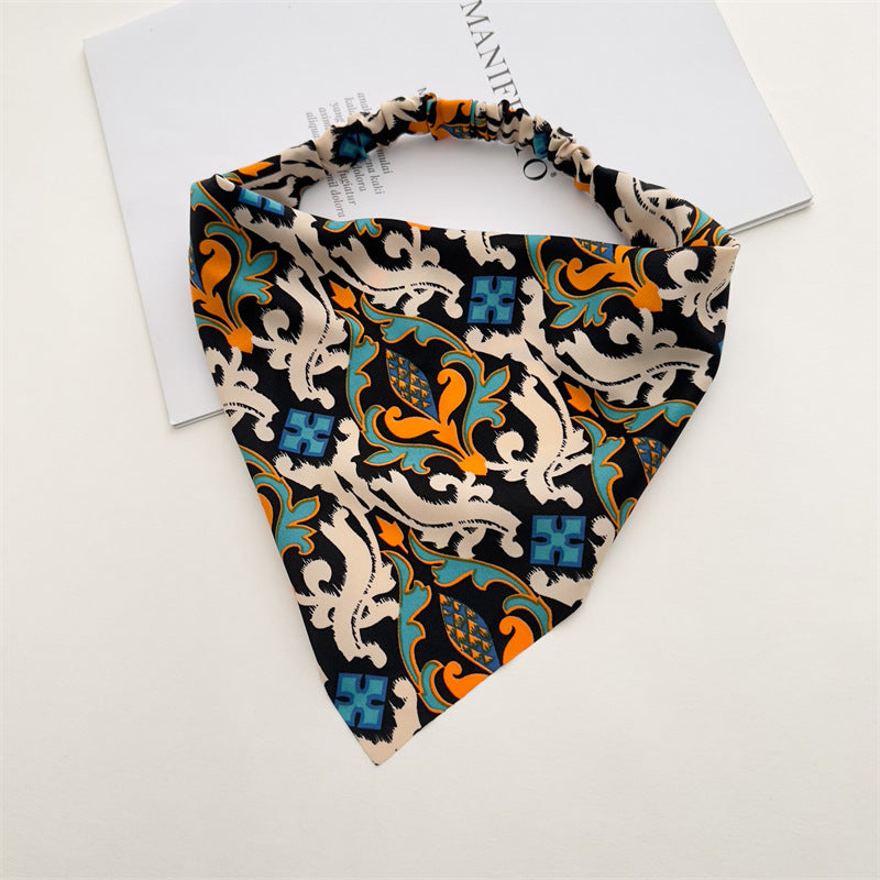 Triangle Headscarf Sunscreen Headband Small Square Scarf