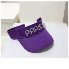 Summer Letter Embroidery Top Hat Sports Cap Outdoor Baseball Cap Sun Hat