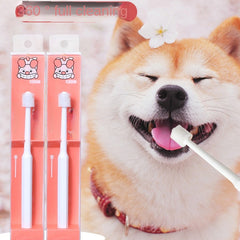 Pet Grooming Toothbrush 360 Degree Tartar Removal