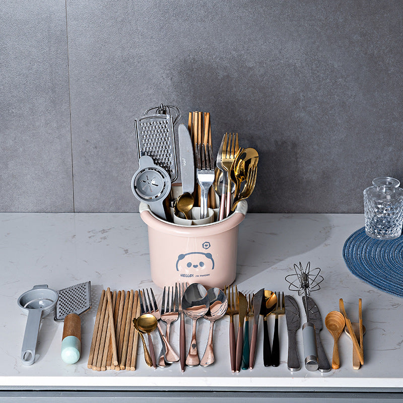 Kitchen Storage Organizer with Utensil Holder