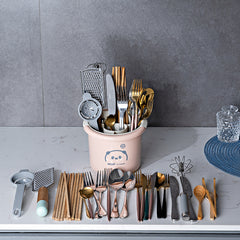 Kitchen Storage Organizer with Utensil Holder