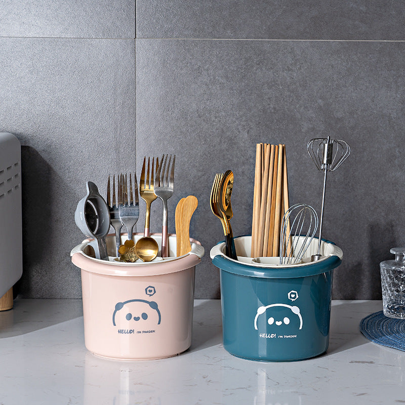 Kitchen Storage Organizer with Utensil Holder