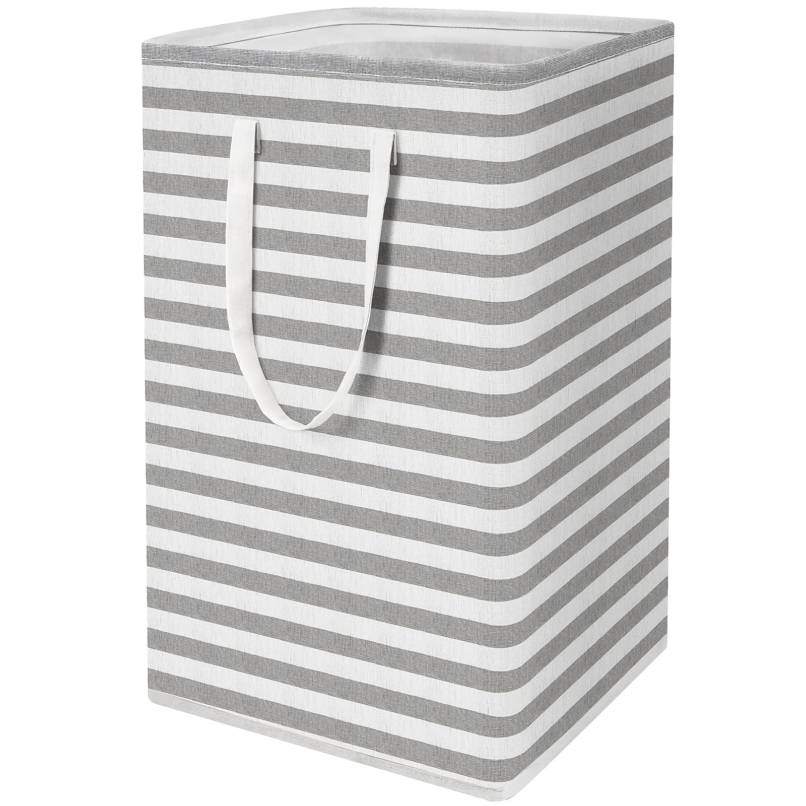 Large Capacity Striped Pattern Clothes Organizer Laundry Washing Bag