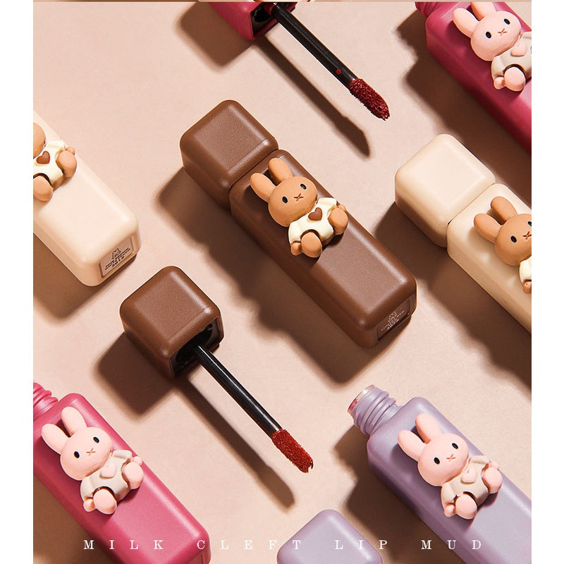 4pcs Velvet Matte Liquid Lipstick Set Long-lasting Lip Mud Makeup