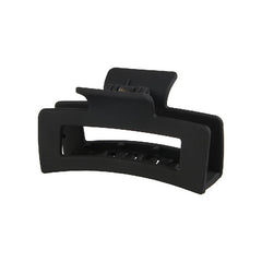 6pcs Matte Rectangle Hollow Hair Claw for Women