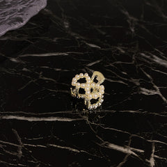 Small Faux Pearl Hair Claw Side Clip Bangs Clip