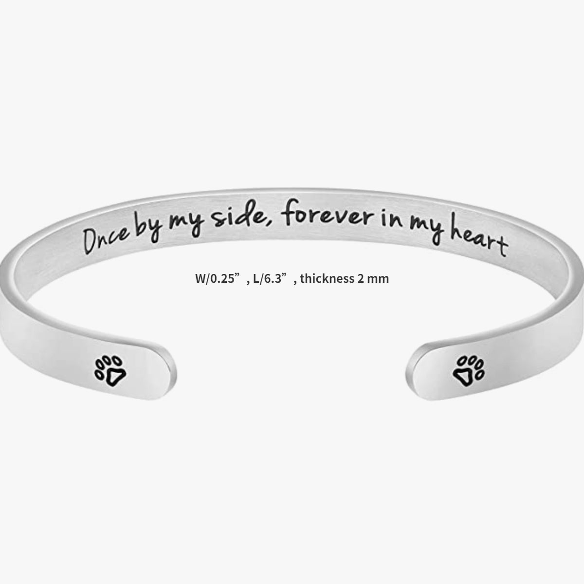 Pet Memorial Bracelet for Dogs and Cats - Remembrance Sympathy Gift