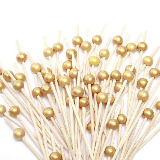 100pcs Wooden Toothpick Cocktail Stick Christmas Party Supplies