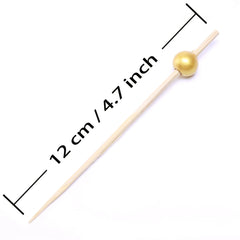 100pcs Wooden Toothpick Cocktail Stick Christmas Party Supplies