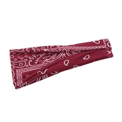 Boho Print Headband Elastic Hair Wrap Non Slip Sweat Band Yoga Running