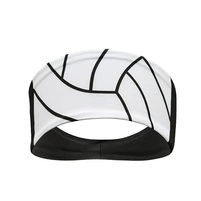 Sporty Anti-Slip Headband for Men - Stretchy Sweat Absorption Hairband