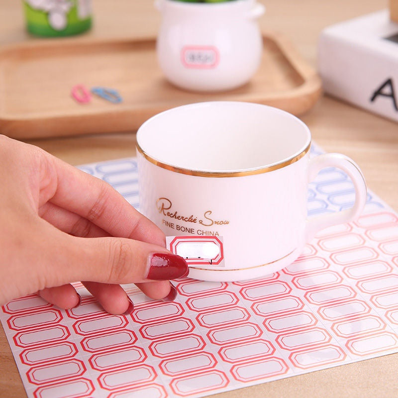 50 Self Adhesive Numbered Classification Labels