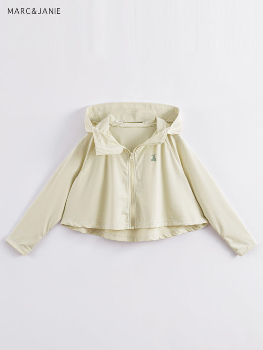 MARC&JANIE Girls Hooded Jacket Sun Protection Thin Coat