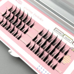 Mikiwi Manga Anime False Eyelashes Cluster Individual Lashes Extensions