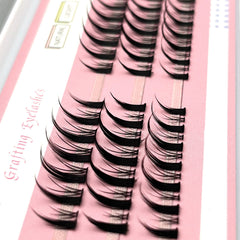 Mikiwi Manga Anime False Eyelashes Cluster Individual Lashes Extensions