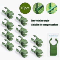 10pcs Adjustable PE Plastic Universal Buckle for Horticultural Accessories