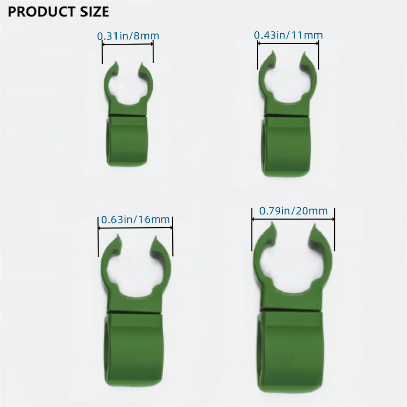 10pcs Adjustable PE Plastic Universal Buckle for Horticultural Accessories