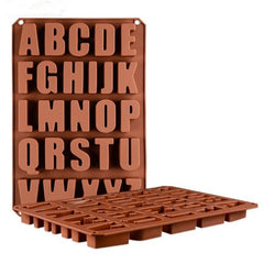 Silicone Alphabet Molds for Concrete Capital Letter Number Mold Resin Cake Mold