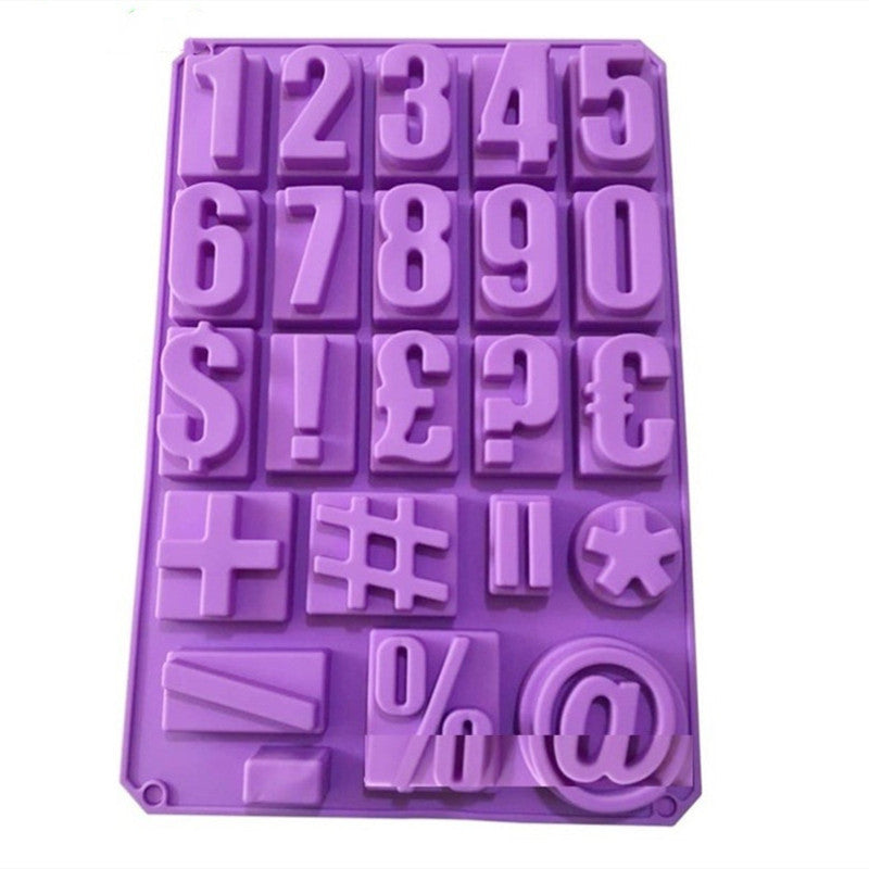 Silicone Alphabet Molds for Concrete Capital Letter Number Mold Resin Cake Mold