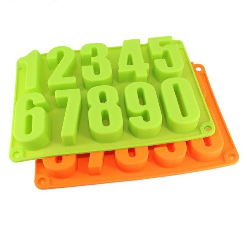 Silicone Alphabet Molds for Concrete Capital Letter Number Mold Resin Cake Mold